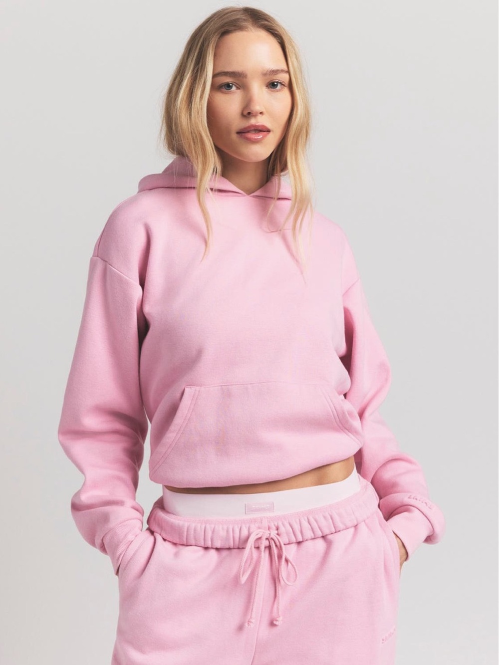Skims Cozy Pink Women's Hoodie Sweatshirt